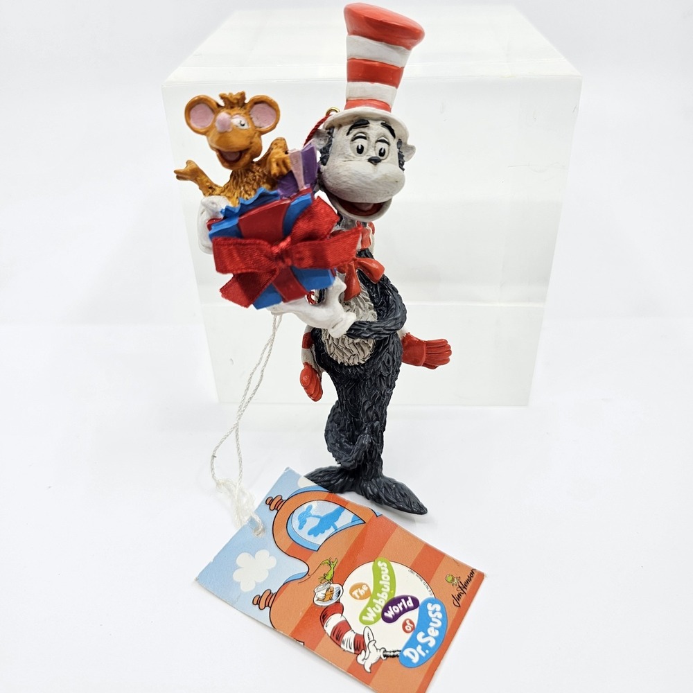 Midwest Dr Seuss Cat In The Hat Christmas Ornament 1997 Wubbulous